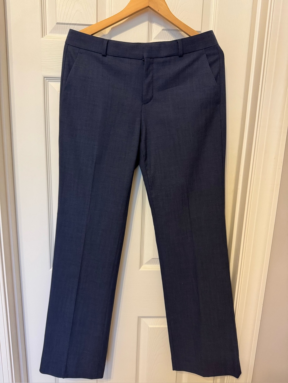 Banana Republic Blue Logan Straight-Leg Women’s Dress Pants